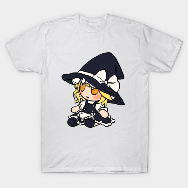 Mudwizard draws marisa kirisame fumo plush / touhou memes T-Shirt by mudwizard